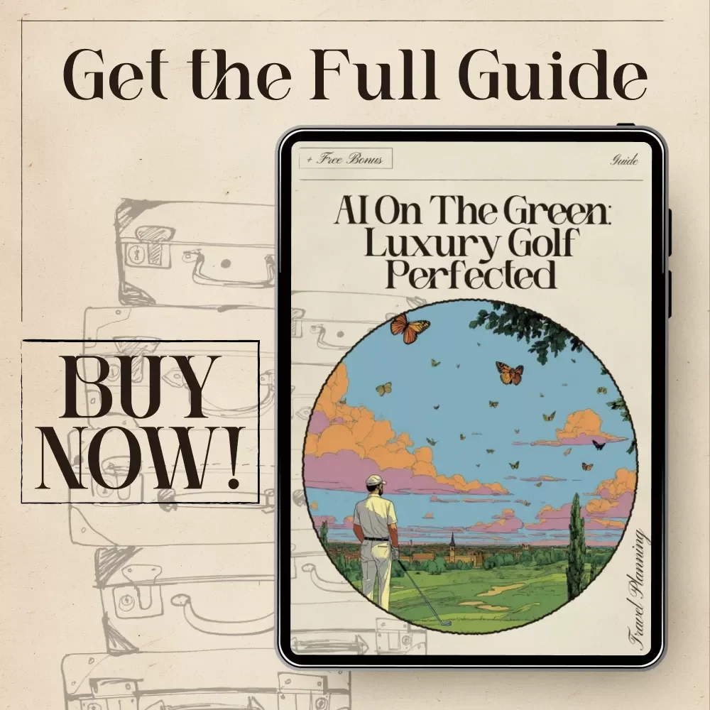 AI on the Green: Luxury Golf Perfected – Digital Travel Guide | Smart Planner for High-End Golf Getaways | Instant Download for Golf Enthusiasts and Jetsetters | ai that plans a luxury golf getaway