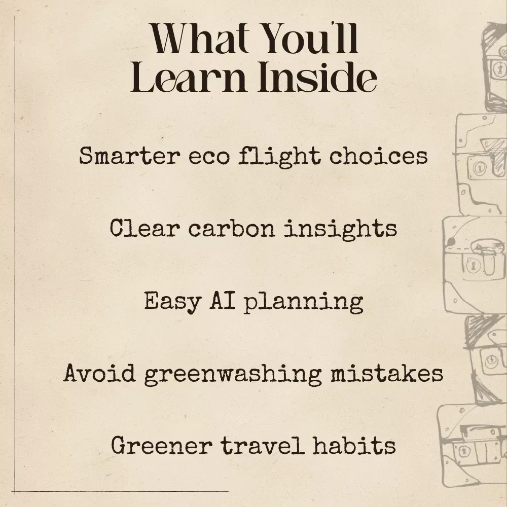 Navigating Sustainable Flights with AI – Eco Travel Guide for Greener Trips, AI for Finding Sustainable Airline Options, Low-Impact Flight Planning eBook