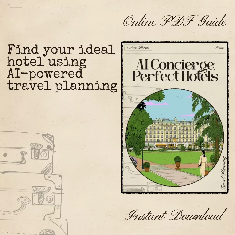 AI Concierge: Perfect Hotels – Digital Travel Guide | Smart Planner for Effortless Hotel Discovery | Instant Download for Modern Travelers | ai for finding the best hotels
