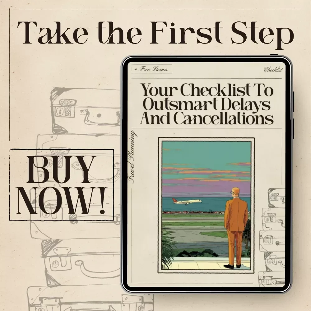 Your Checklist to Outsmart Delays and Cancellations | AI to Avoid Flight Delays and Cancellations | Smart Travel Guide for Frequent Flyers, Digital Download, Printable PDF Travel Companion