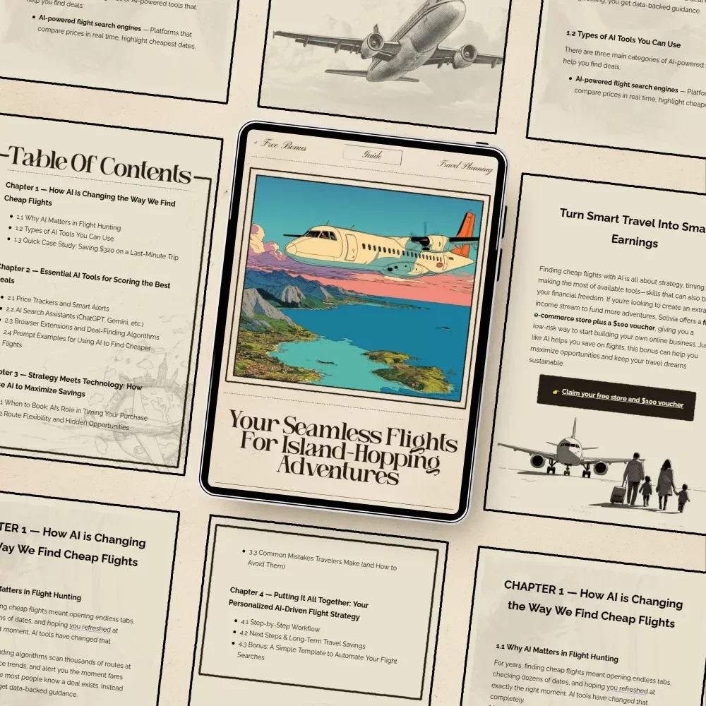 Your Seamless Flights for Island-Hopping Adventures — Ultimate AI-Powered Flight Booking Guide for Stress-Free Multi-Island Travel | Digital Download for Smarter Trip Planning | Perfect for Travelers Using ai for booking flights for island hopping