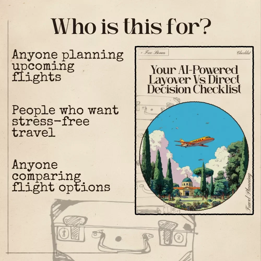 Your AI-Powered Layover vs. Direct Decision Checklist | Travel Flight Comparison Tool for Smarter Trips | ai for comparing layover vs direct flights Guide