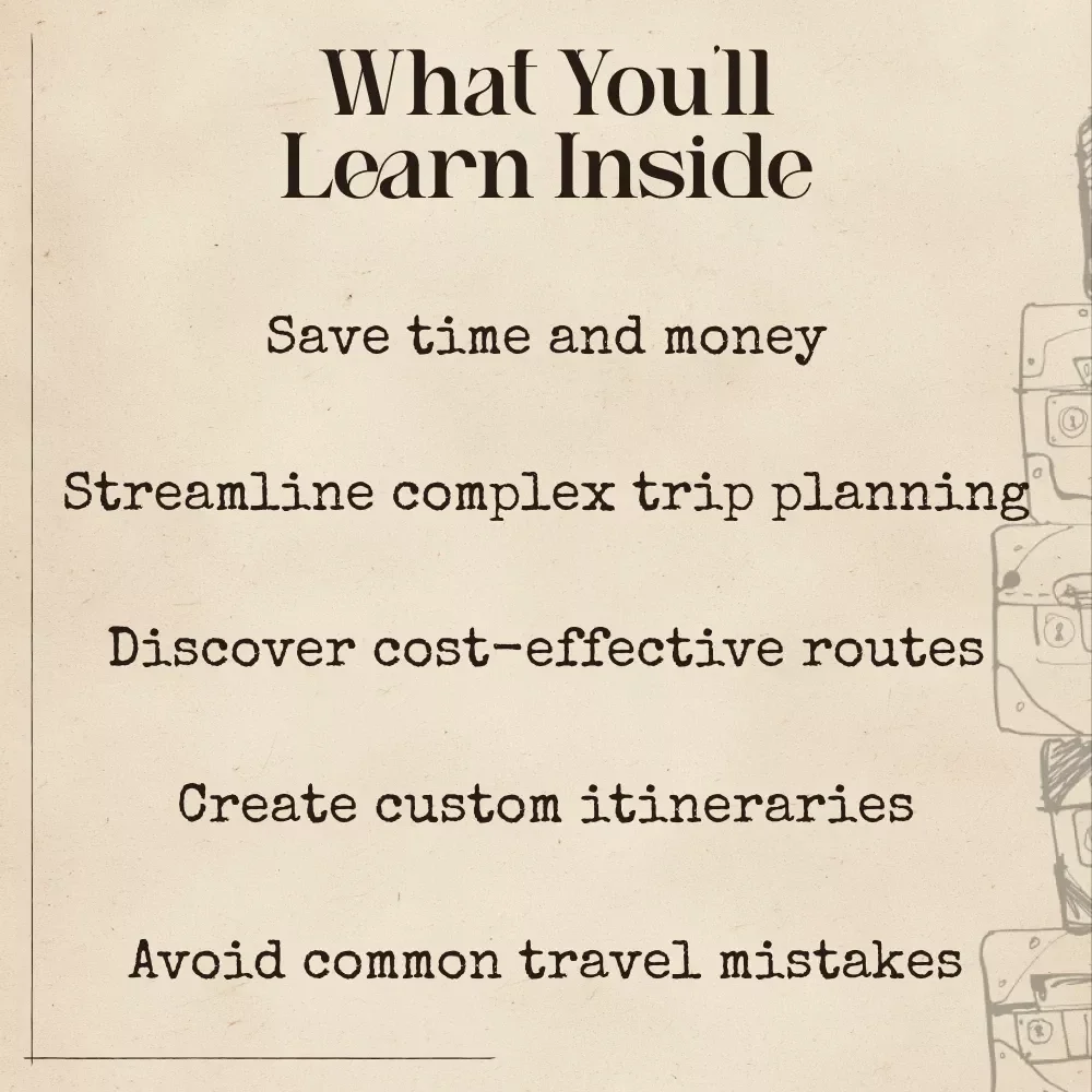 Using AI to Plan Your Round-the-World Adventure: A Comprehensive eBook for Smart, Stress-Free Flight Planning