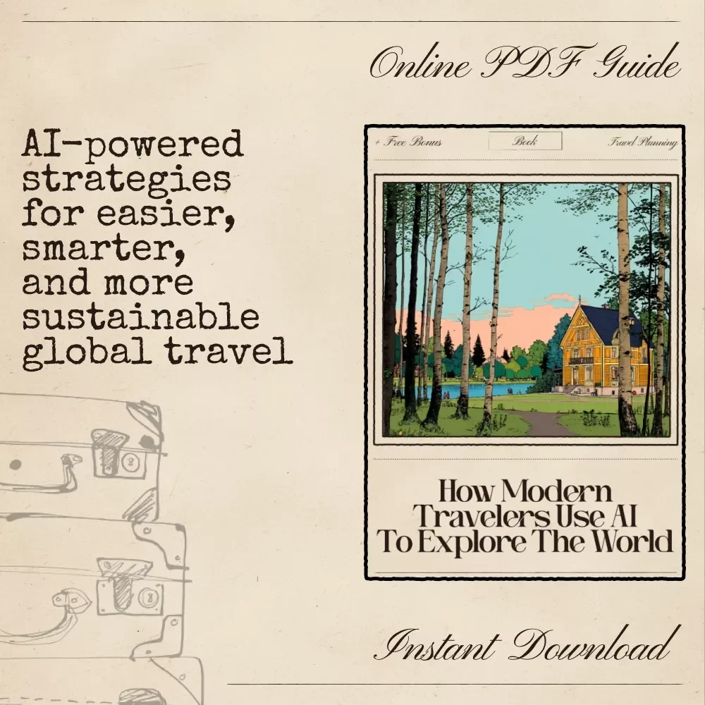 How Modern Travelers Use AI to Explore the World – Sustainable Travel eBook Guide for Eco-Conscious Planning | AI Tools for Sustainable Travel Planning | Digital Download