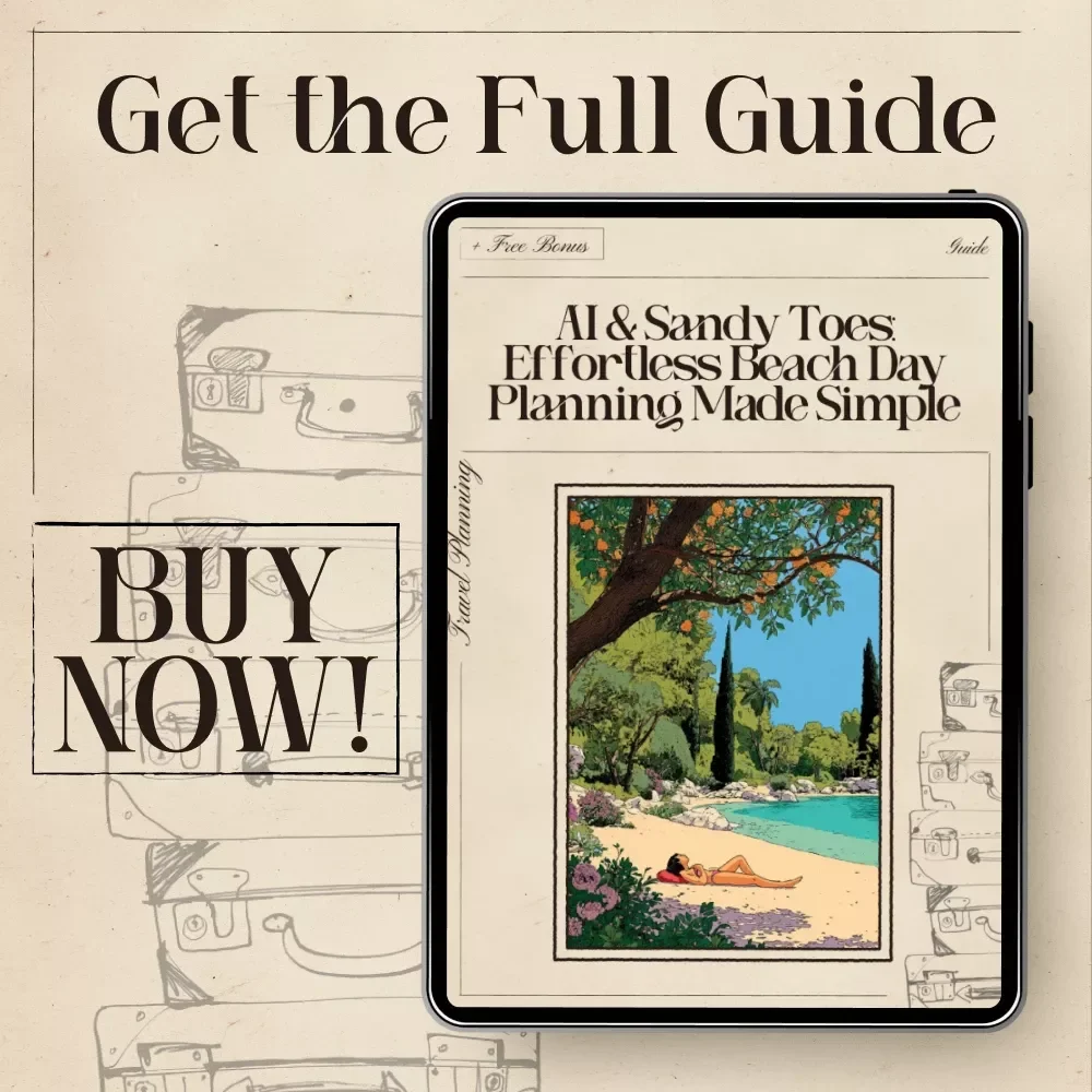 AI & Sandy Toes: Effortless Beach Day Planning Made Simple – Digital Download eBook, Guide, Checklist for Stress-Free Summer Fun