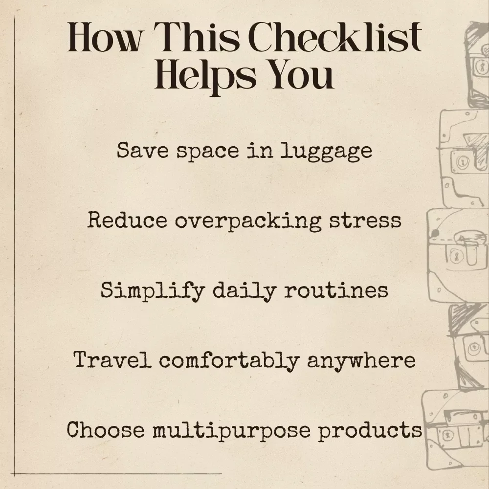 AI Tricks for Packing Toiletries Like a Minimalist | Digital Checklist for Smart, Minimal Travel | ai for packing toiletries minimally