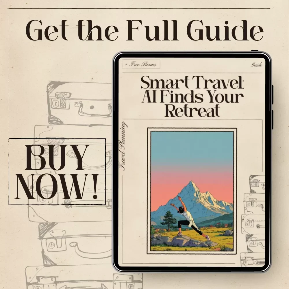 Smart Travel: AI Finds Your Retreat – Luxury Wellness Retreat Planning Guide, Digital Download, AI Travel Planner, Wellness Escape eBook, ai that finds luxury wellness retreats