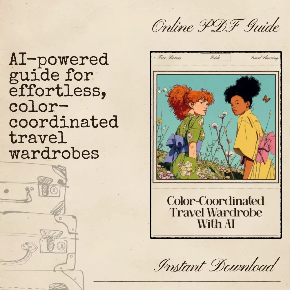 Color-Coordinated Travel Wardrobe with AI – Ultimate Guide for Effortless Packing, Capsule Outfits & ai to create a color coordinated travel wardrobe