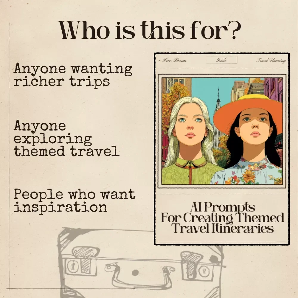 AI Prompts for Creating Themed Travel Itineraries – Ultimate Guide for Travelers, Creators & Planners | SEO-Friendly Digital Download for Custom Trip Themes | ai prompts for creating themed travel itineraries