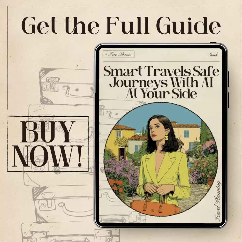 Smart Travels Safe Journeys with AI at Your Side | Digital Travel Safety Guide | ai to avoid travel scams and pickpockets for Confident and Secure Adventures