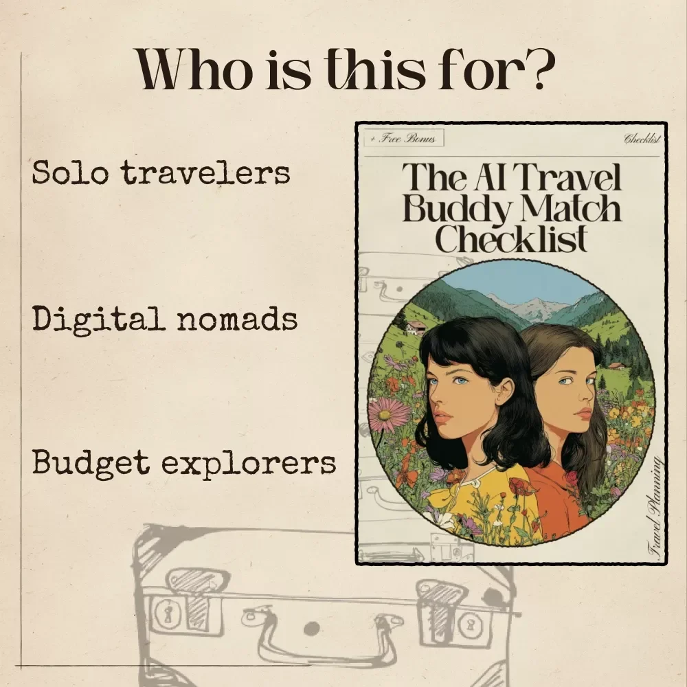 The AI Travel Buddy Match Checklist | Smart Trip Planning Tool | ai apps for travel buddy matching for Confident, Connected Adventures