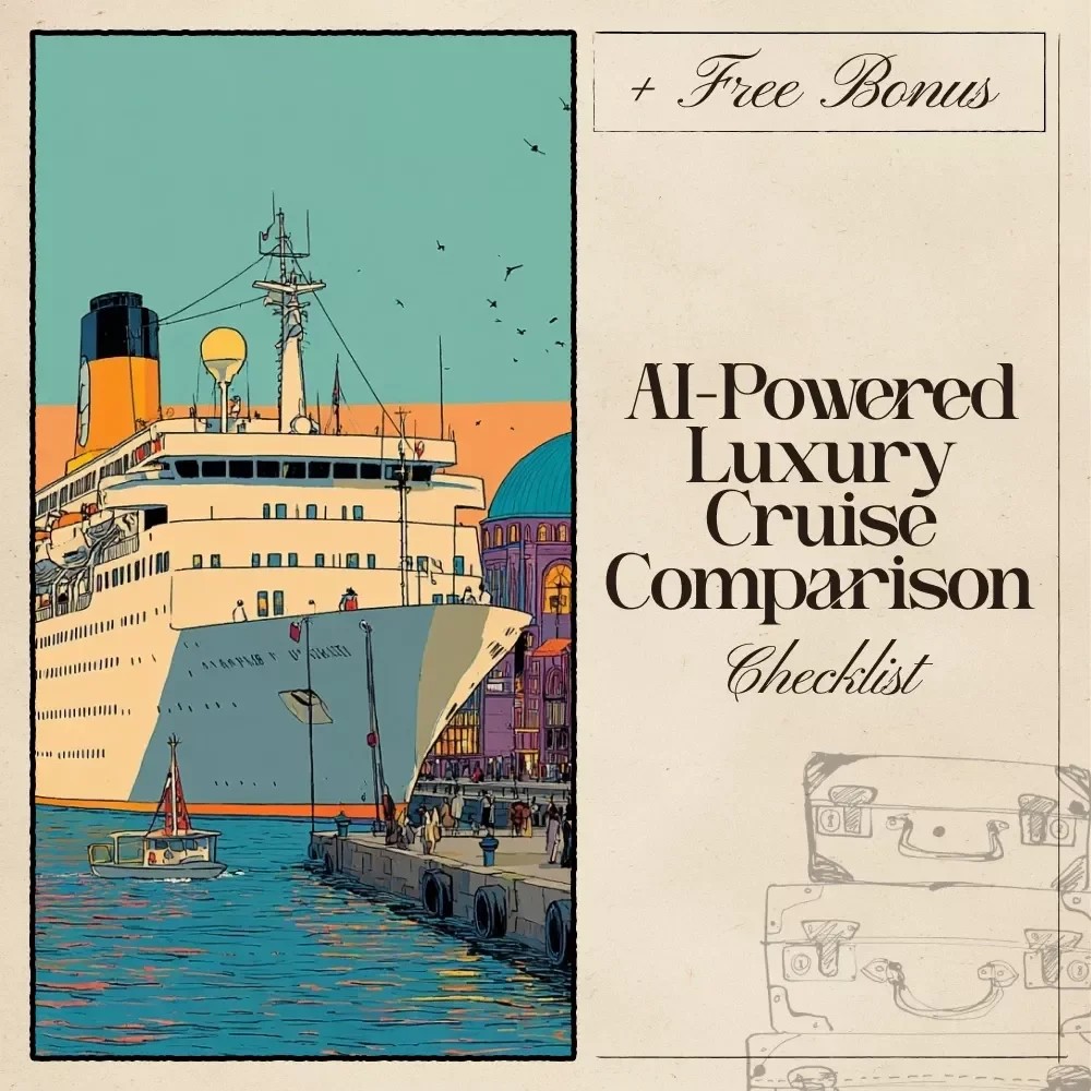 AI-Powered Luxury Cruise Comparison Checklist – Digital Travel Planner | Smart Guide for Effortless Cruise Research | Instant Download for Savvy Travelers | ai for luxury cruise line comparisons