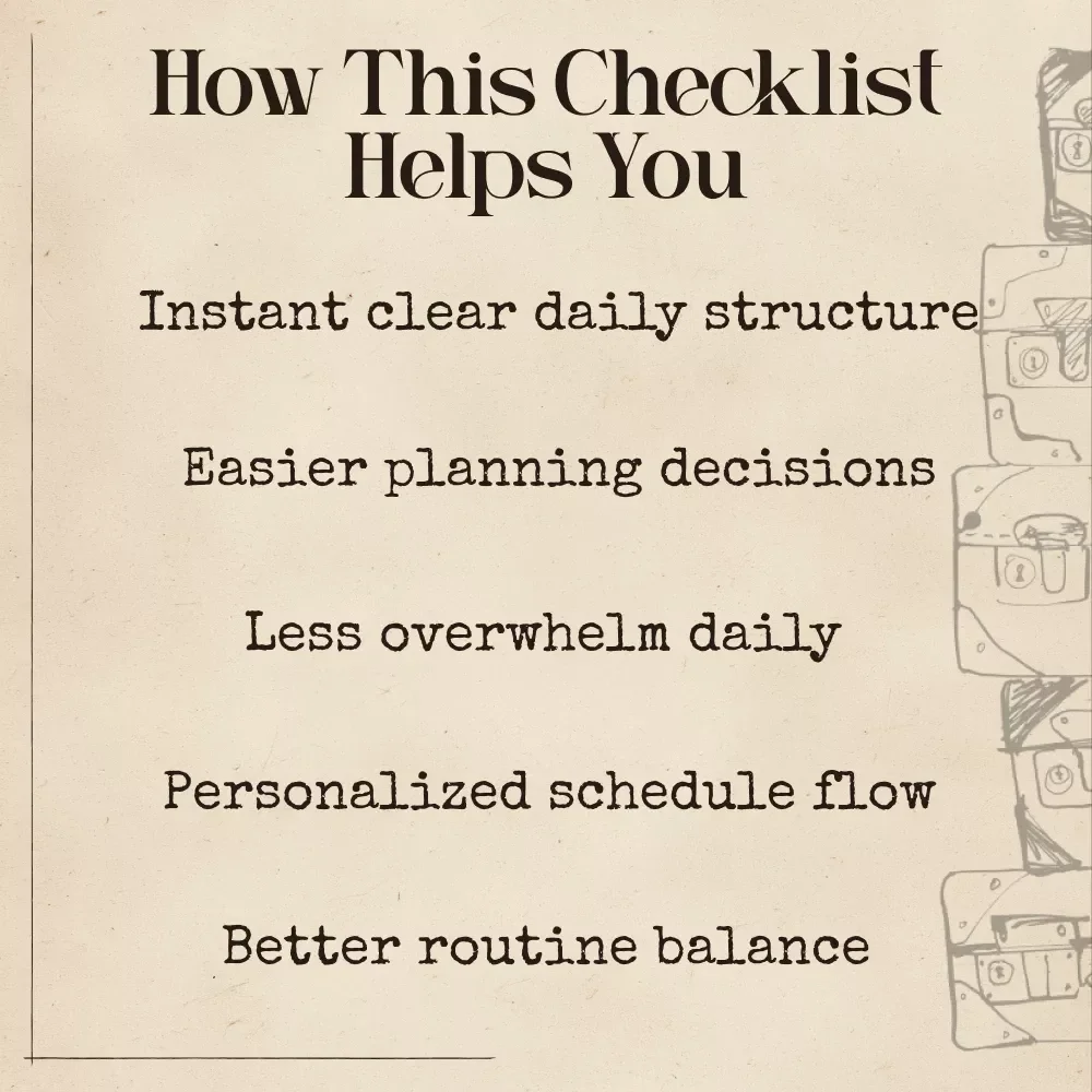 Plan Each Day Like a Pro with AI – Daily Planning Checklist, ChatGPT Prompt Guide, Digital Download for Trip Planning, Productivity, Time-Blocking & Routine Organization