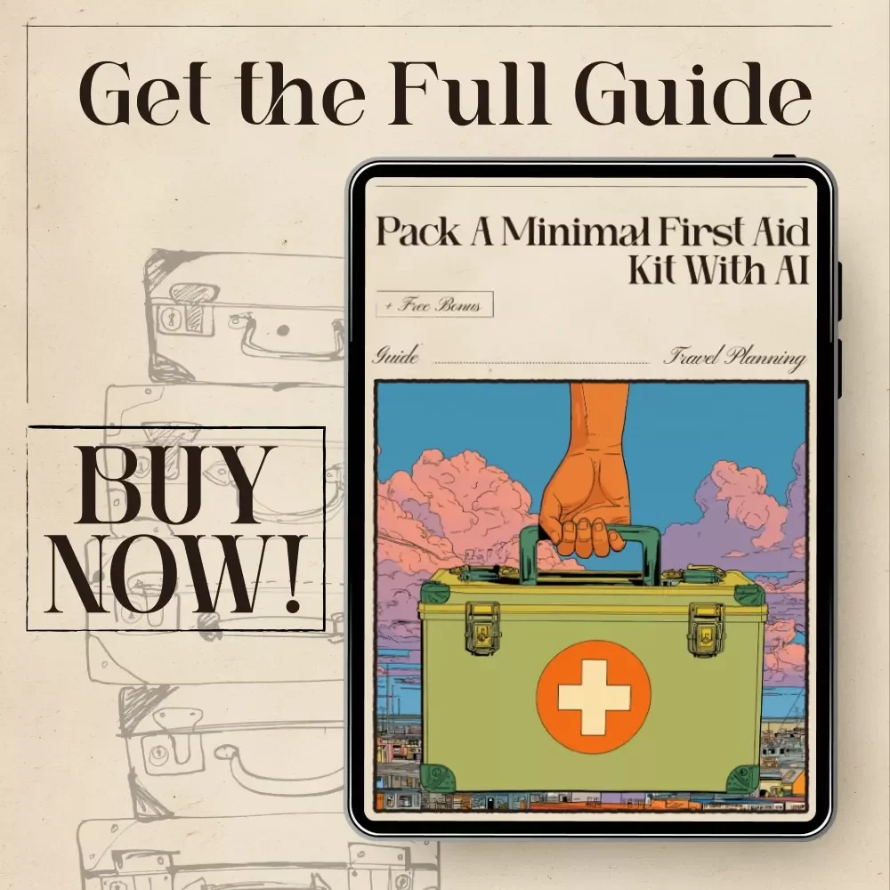 Pack a Minimal First Aid Kit with AI – Ultimate Guide to Using AI to Pack a First Aid Kit Minimally for Travel, Adventure & Everyday Safety
