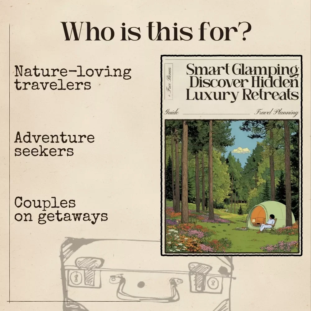 Smart Glamping: Discover Hidden Luxury Retreats – Digital Travel Guide | AI Travel Companion for Effortless Outdoor Luxury | Instant Download for Modern Explorers | ai to find glamorous camping glamping sites