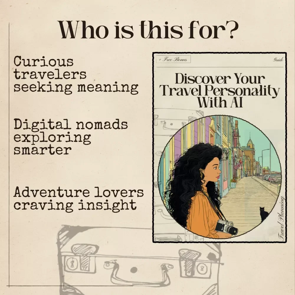 Discover Your Travel Personality with AI | Digital Guide for Self-Discovery, Smarter Trip Planning & Personalized Adventures | Use ai to discover your travel personality