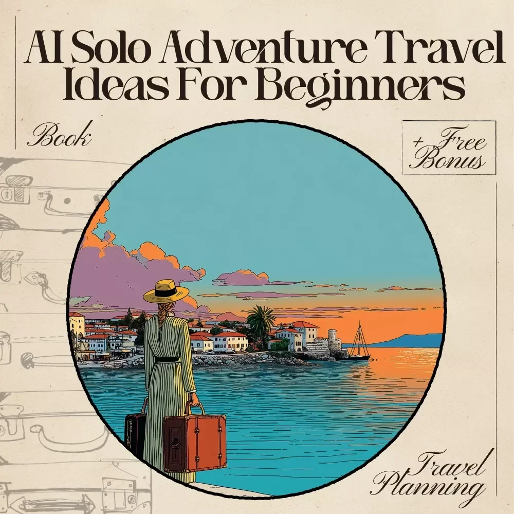 AI Solo Adventure Travel Ideas for Beginners | Digital Download Guide for First-Time Solo Travelers | Beginner-Friendly Adventure Planning eBook with Safety Tips, Checklists & AI Travel Prompts