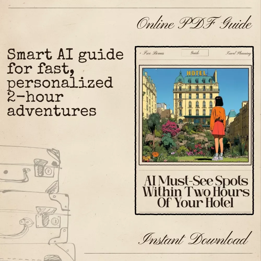 AI Must-See Spots Within 2 Hours of Your Hotel | Travel Guide, Digital Download, Local Discovery eBook, Smart Itinerary Planner for Fast Adventures