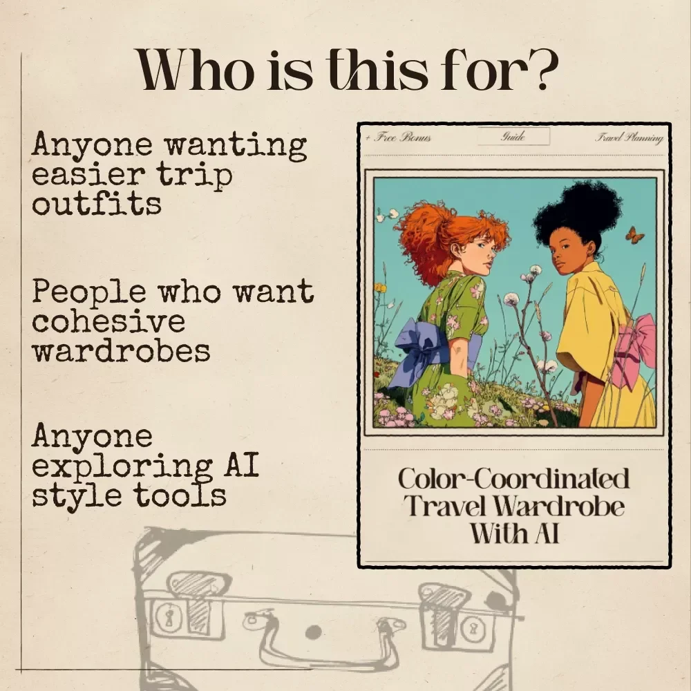 Color-Coordinated Travel Wardrobe with AI – Ultimate Guide for Effortless Packing, Capsule Outfits & ai to create a color coordinated travel wardrobe