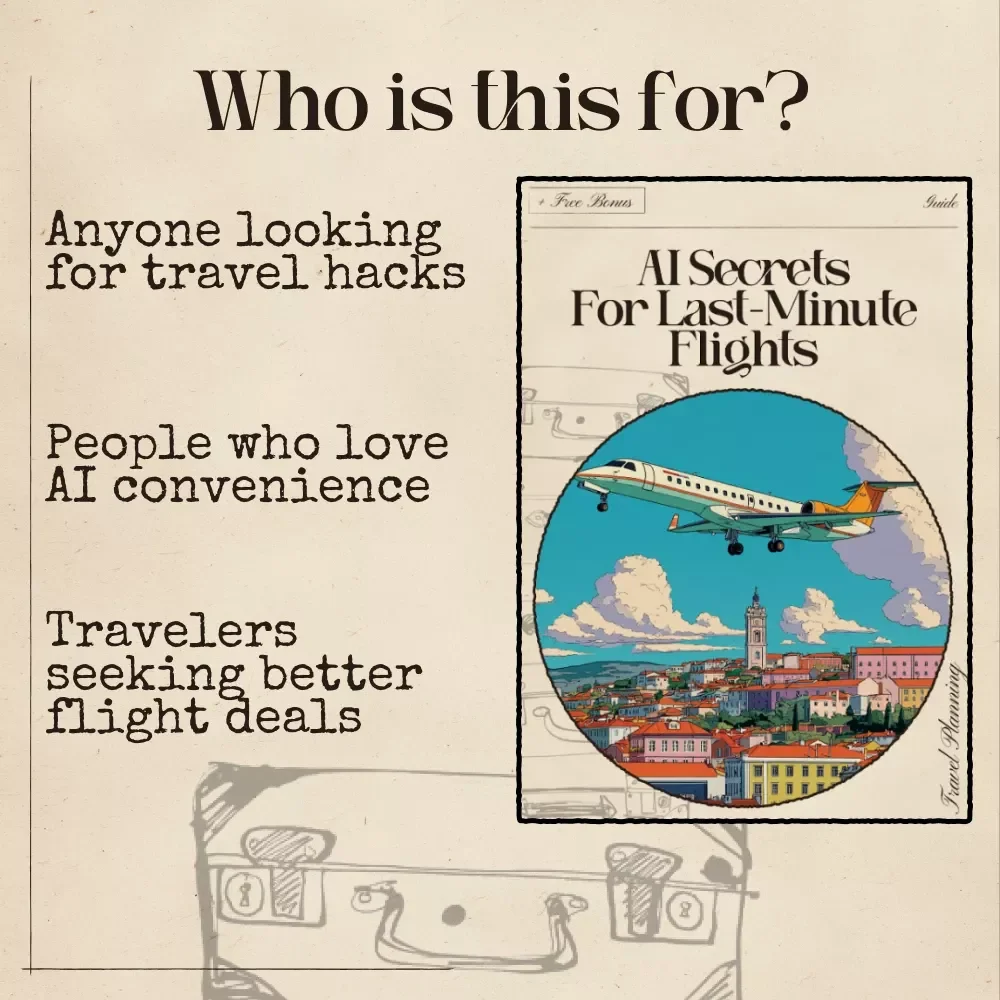 AI Secrets for Last-Minute Flights: The Ultimate Guide to Finding Last-Minute Flight Deals with AI