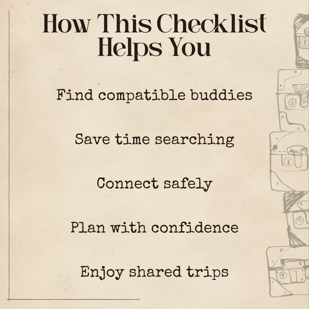 The AI Travel Buddy Match Checklist | Smart Trip Planning Tool | ai apps for travel buddy matching for Confident, Connected Adventures
