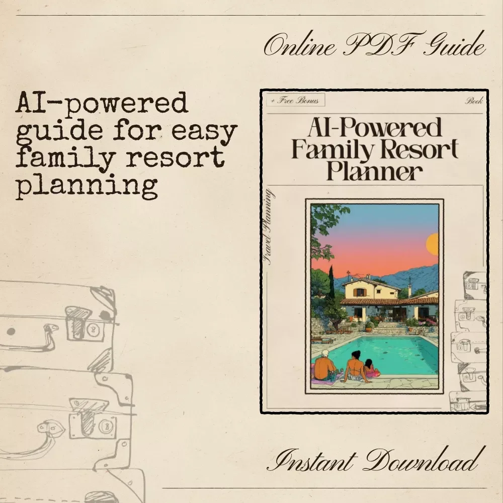 AI-Powered Family Resort Planner | Stress-Free Family Travel Guide | All-Inclusive Resort Planning eBook for Parents | Digital Download