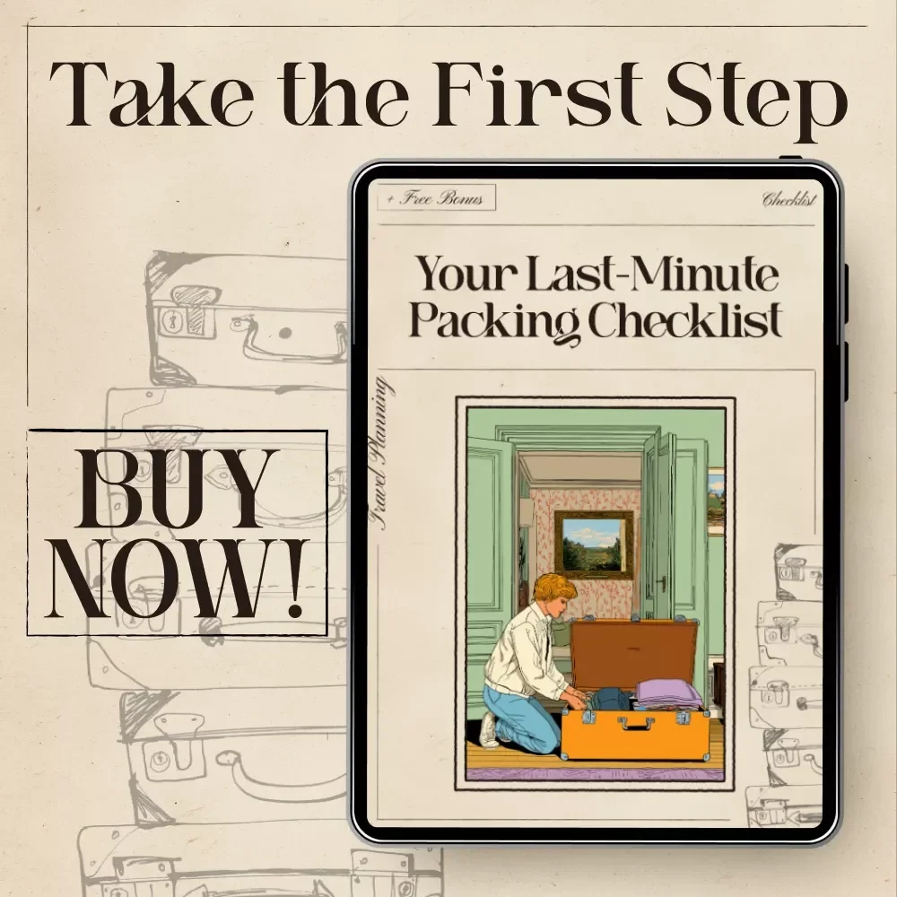 Your Last-Minute Packing Checklist | AI for Last Minute Packing Checklist Digital Download