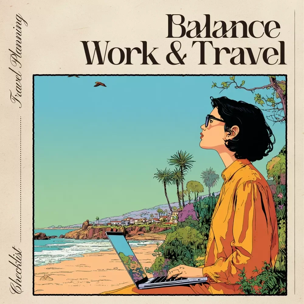 Using AI Tools to Balance Work & Travel | Digital Productivity & Travel Checklist | ai tools for balancing work and travel for Digital Nomads and Remote Workers
