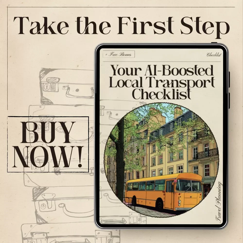 Your AI-Boosted Local Transport Checklist | Digital Travel Safety Planner | ai for local transportation safety tips for Smarter, Safer Journeys