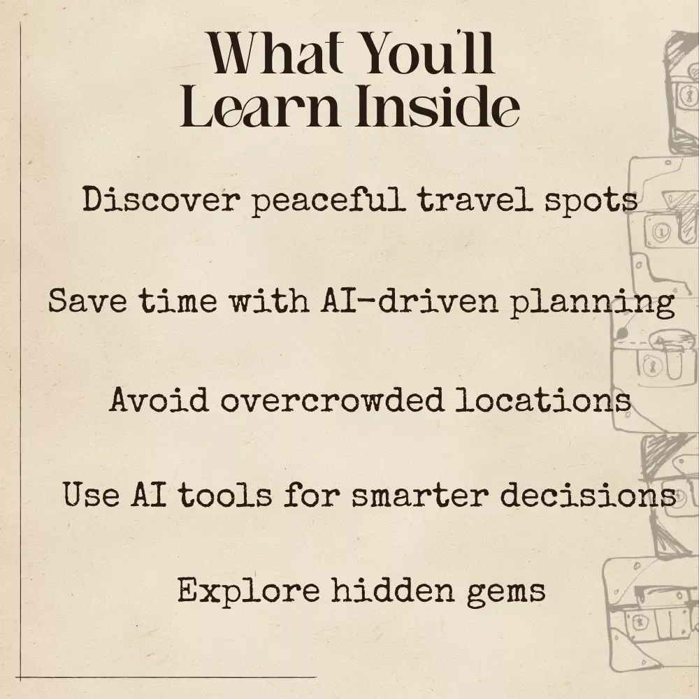 Using AI to Find Crowd-Free Destinations: A Smart Traveler's Guide to Discovering Hidden Gems