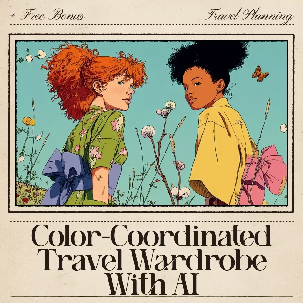 Color-Coordinated Travel Wardrobe with AI – Ultimate Guide for Effortless Packing, Capsule Outfits & ai to create a color coordinated travel wardrobe