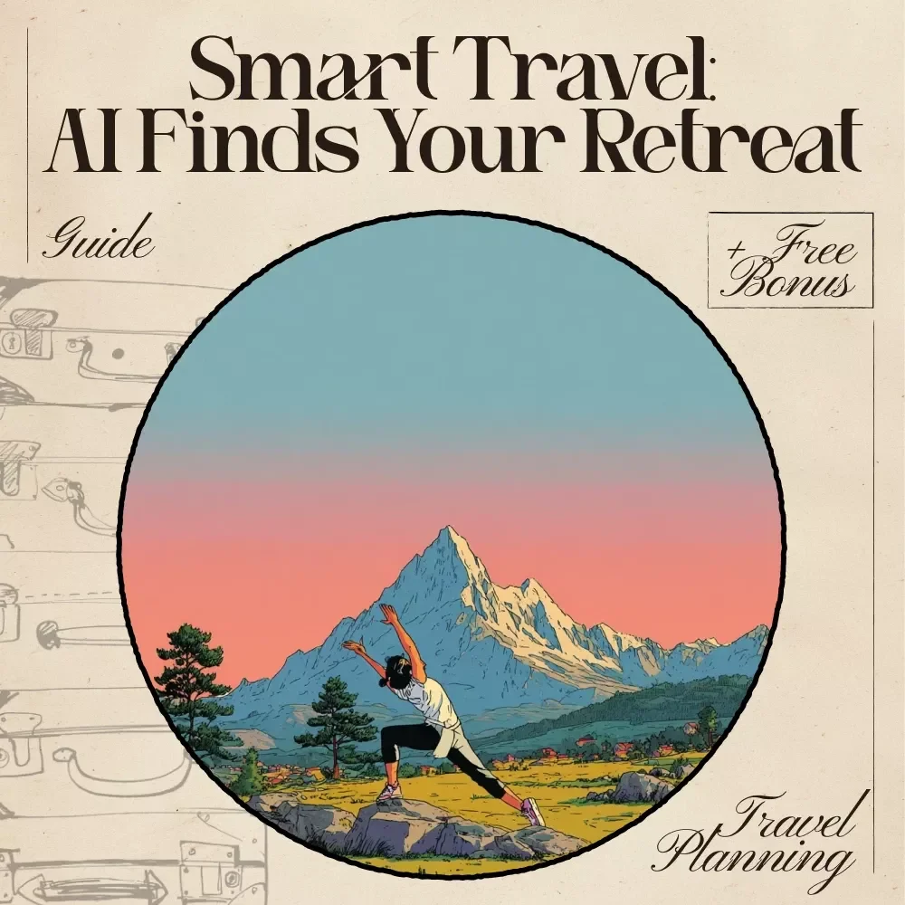 Smart Travel: AI Finds Your Retreat – Luxury Wellness Retreat Planning Guide, Digital Download, AI Travel Planner, Wellness Escape eBook, ai that finds luxury wellness retreats