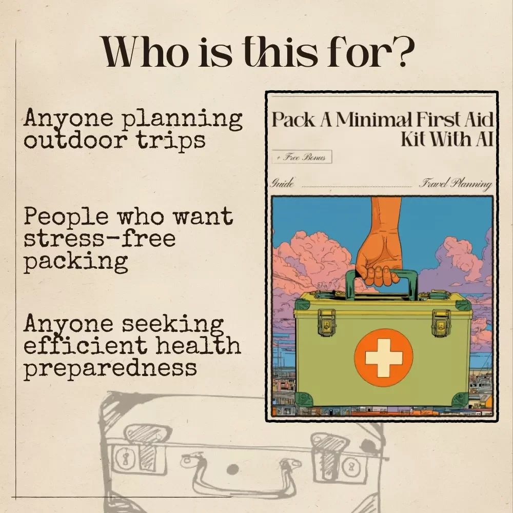 Pack a Minimal First Aid Kit with AI – Ultimate Guide to Using AI to Pack a First Aid Kit Minimally for Travel, Adventure & Everyday Safety