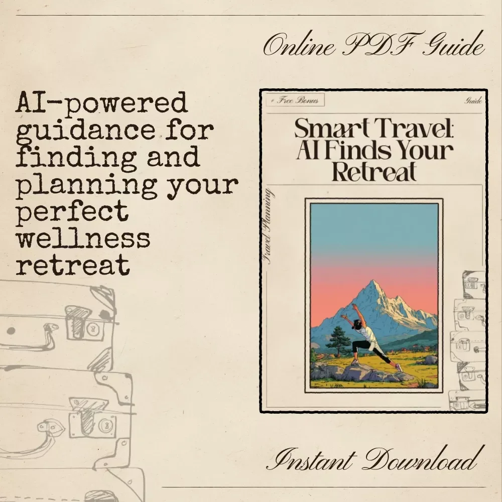 Smart Travel: AI Finds Your Retreat – Luxury Wellness Retreat Planning Guide, Digital Download, AI Travel Planner, Wellness Escape eBook, ai that finds luxury wellness retreats