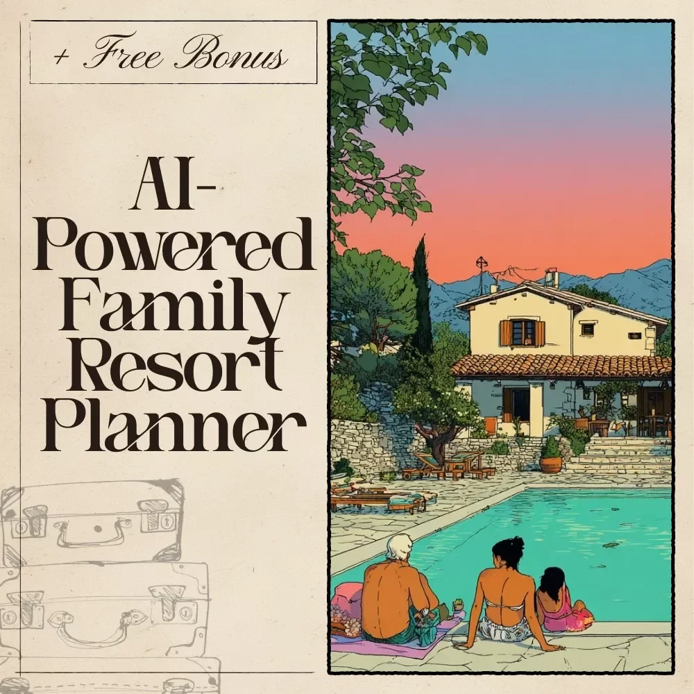 AI-Powered Family Resort Planner | Stress-Free Family Travel Guide | All-Inclusive Resort Planning eBook for Parents | Digital Download