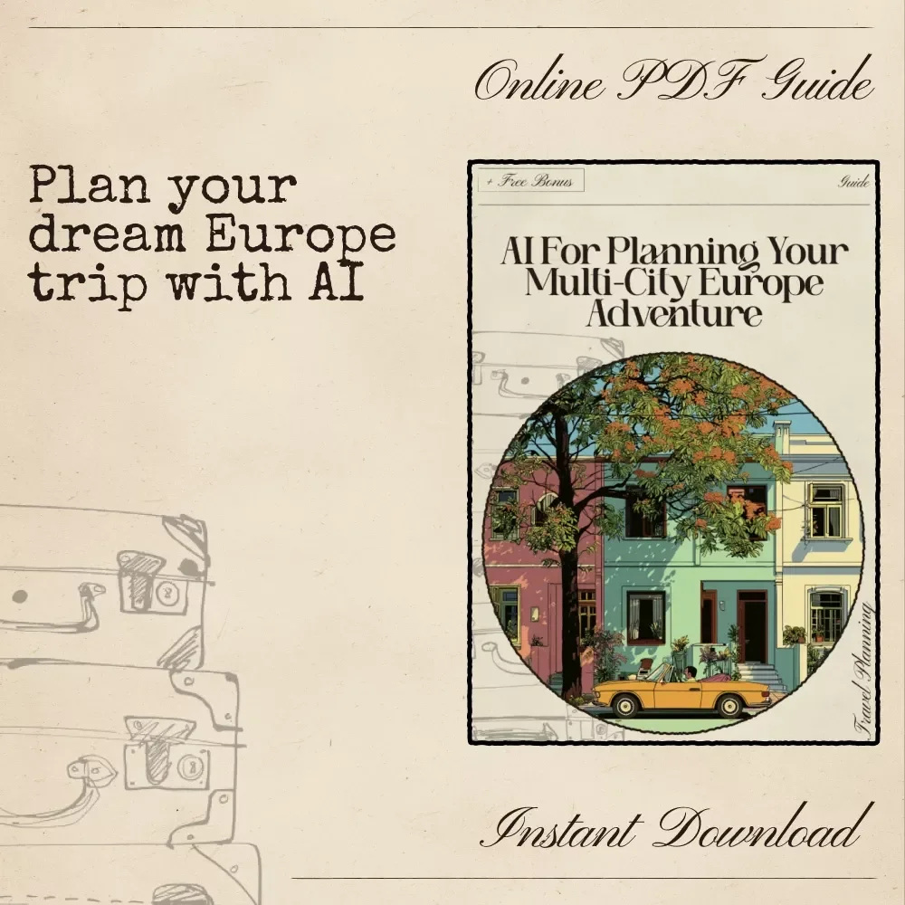 AI for Planning Your Multi-City Europe Adventure | Digital Travel Guide for Smarter Itineraries | Learn ai for planning a multi city europe trip with Tools, Prompts & Case Studies