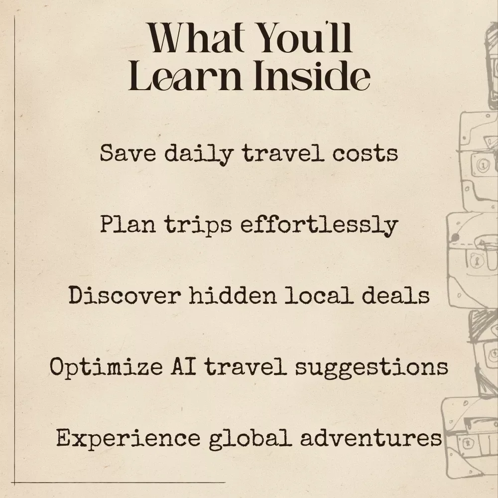 AI-Powered Journeys for $20 Daily: The Ultimate AI to Travel the World on 20 Dollars a Day eBook