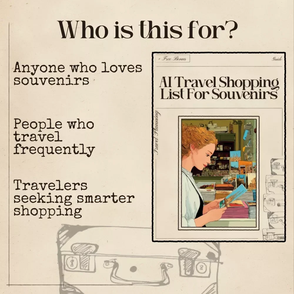 AI Travel Shopping List for Souvenirs - The Ultimate Guide for Unique Finds