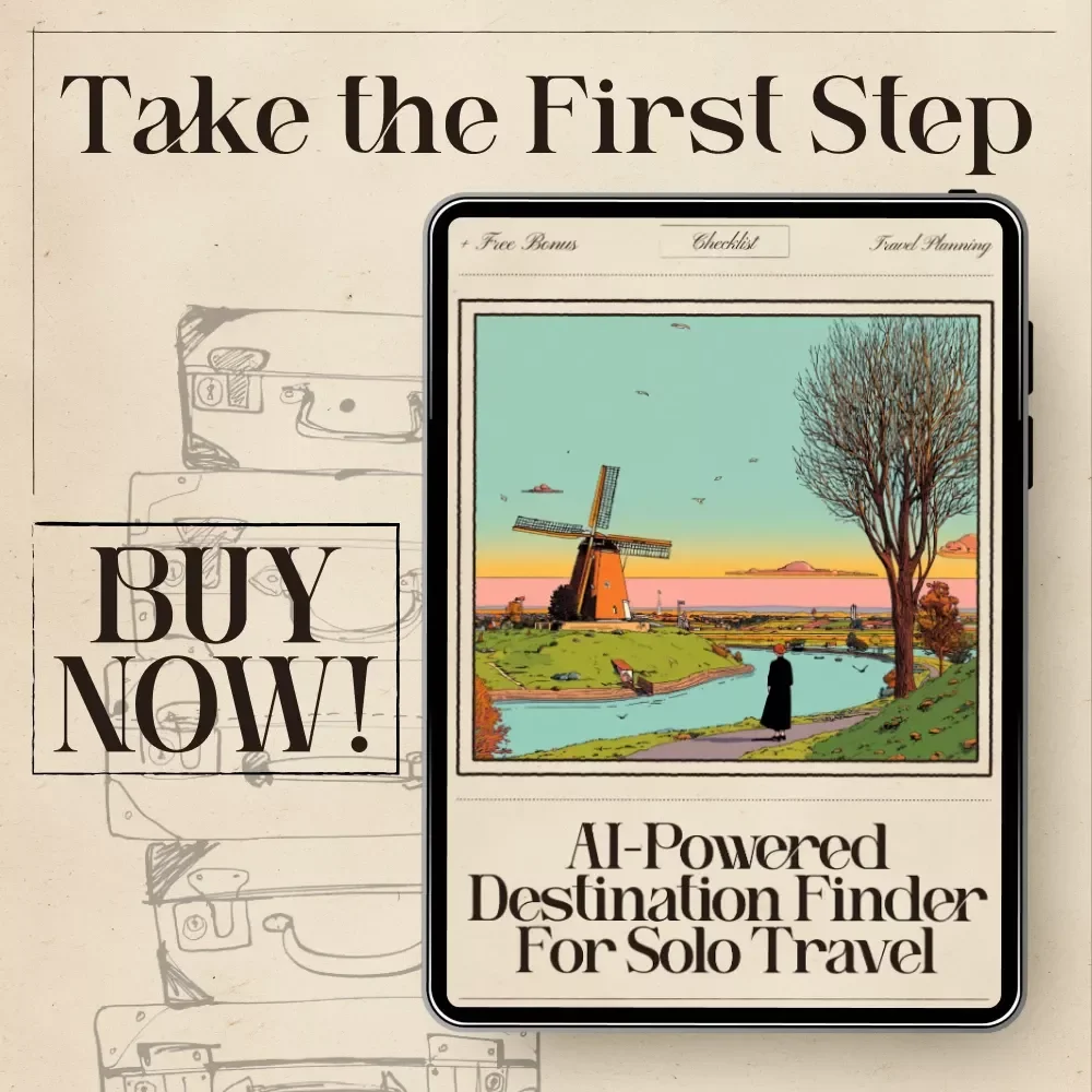 AI-Powered Destination Finder for Solo Travel | Checklist & Safety Guide | AI to Find Safe Destinations for Solo Travelers | Digital Download