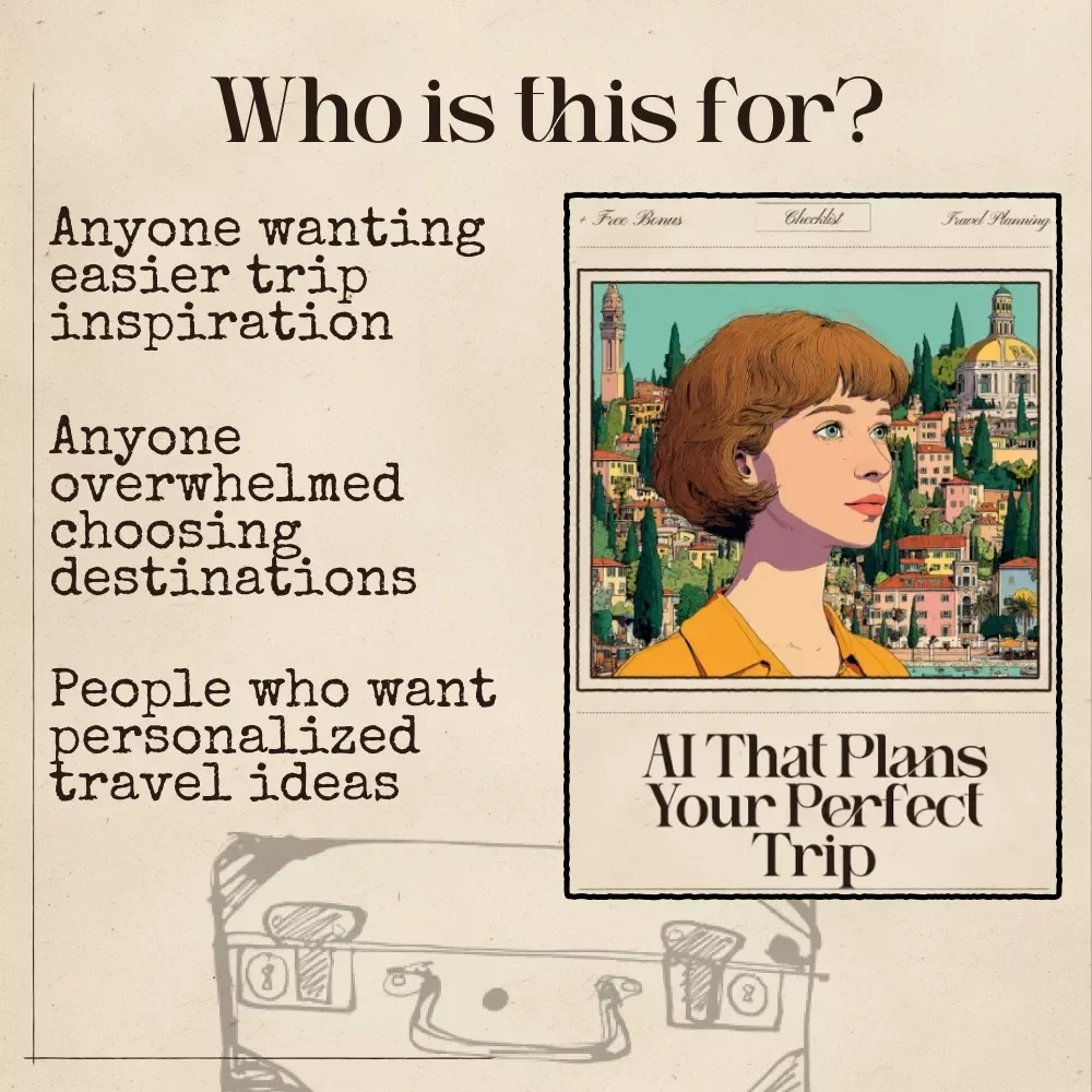AI That Plans Your Perfect Trip – Ultimate Travel Planning Checklist | Digital Download for Easy Trip Ideas | best ai for trip ideas
