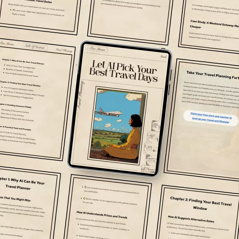 Let AI Pick Your Best Travel Days: A Guide to Flexible Travel Planning with AI