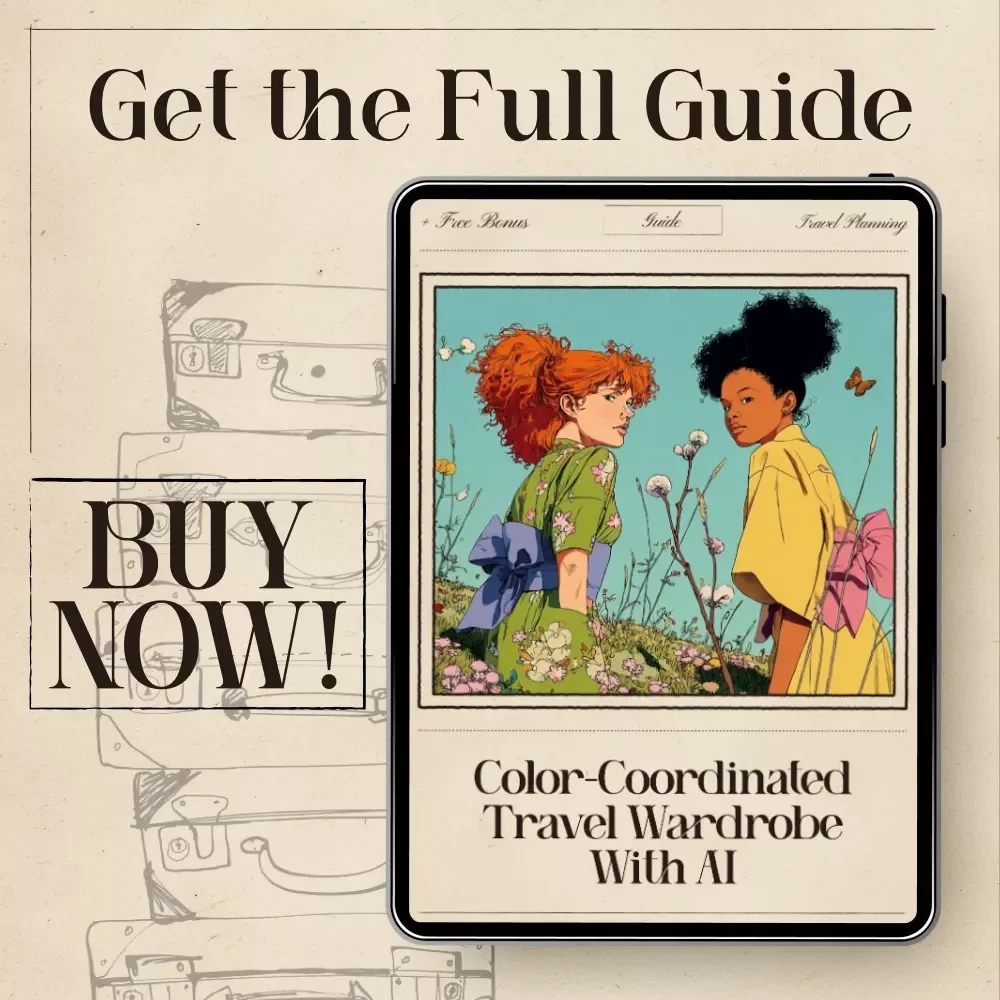 Color-Coordinated Travel Wardrobe with AI – Ultimate Guide for Effortless Packing, Capsule Outfits & ai to create a color coordinated travel wardrobe