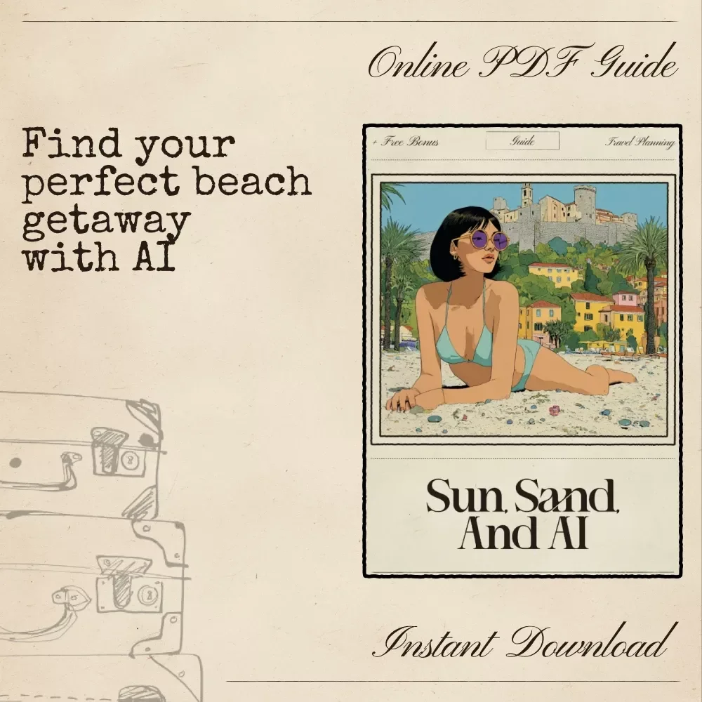 Sun, Sand, and AI | Digital Travel Guide for Beach Lovers | Learn ai for finding destinations with good beaches, Smart Prompts, and Easy Trip Planning Tools