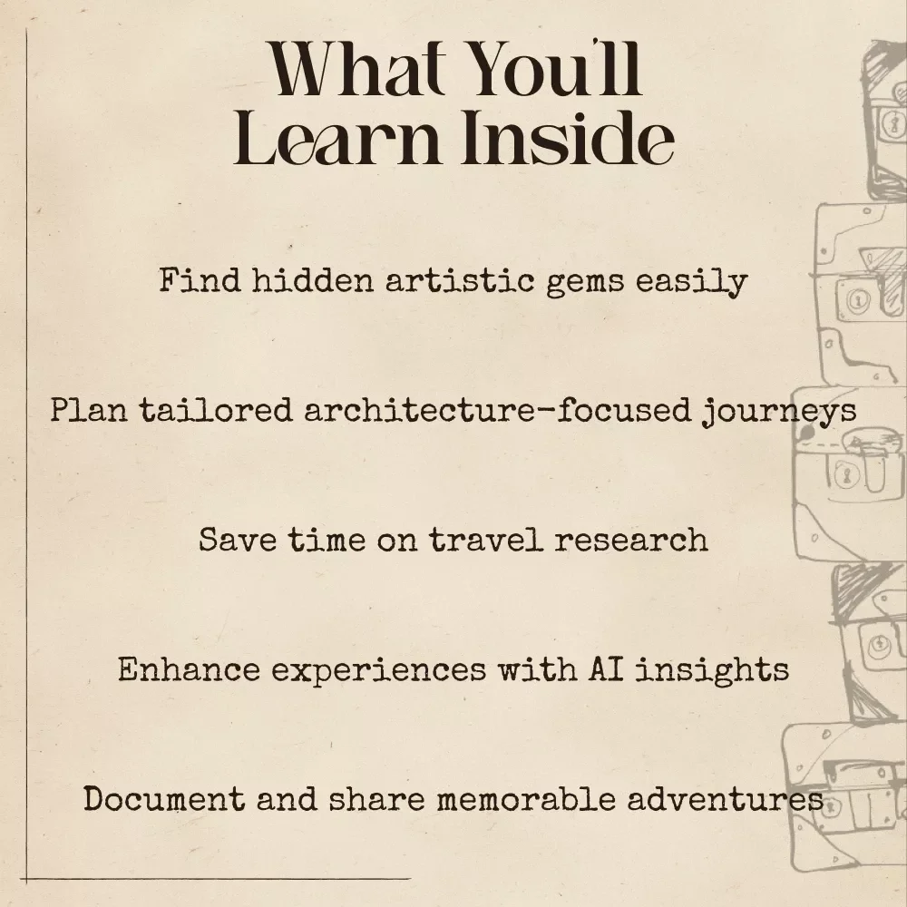 AI & Aesthetics: Your Smart Guide to Art and Architecture Travel – Use AI to Find Art and Architecture Focused Trips, Personalized Itineraries & Hidden Gems