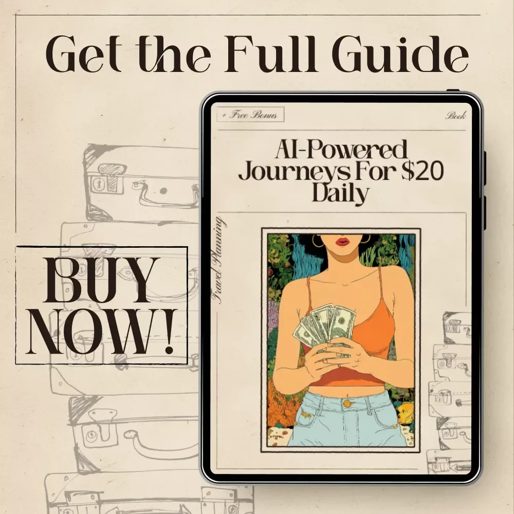 AI-Powered Journeys for $20 Daily: The Ultimate AI to Travel the World on 20 Dollars a Day eBook
