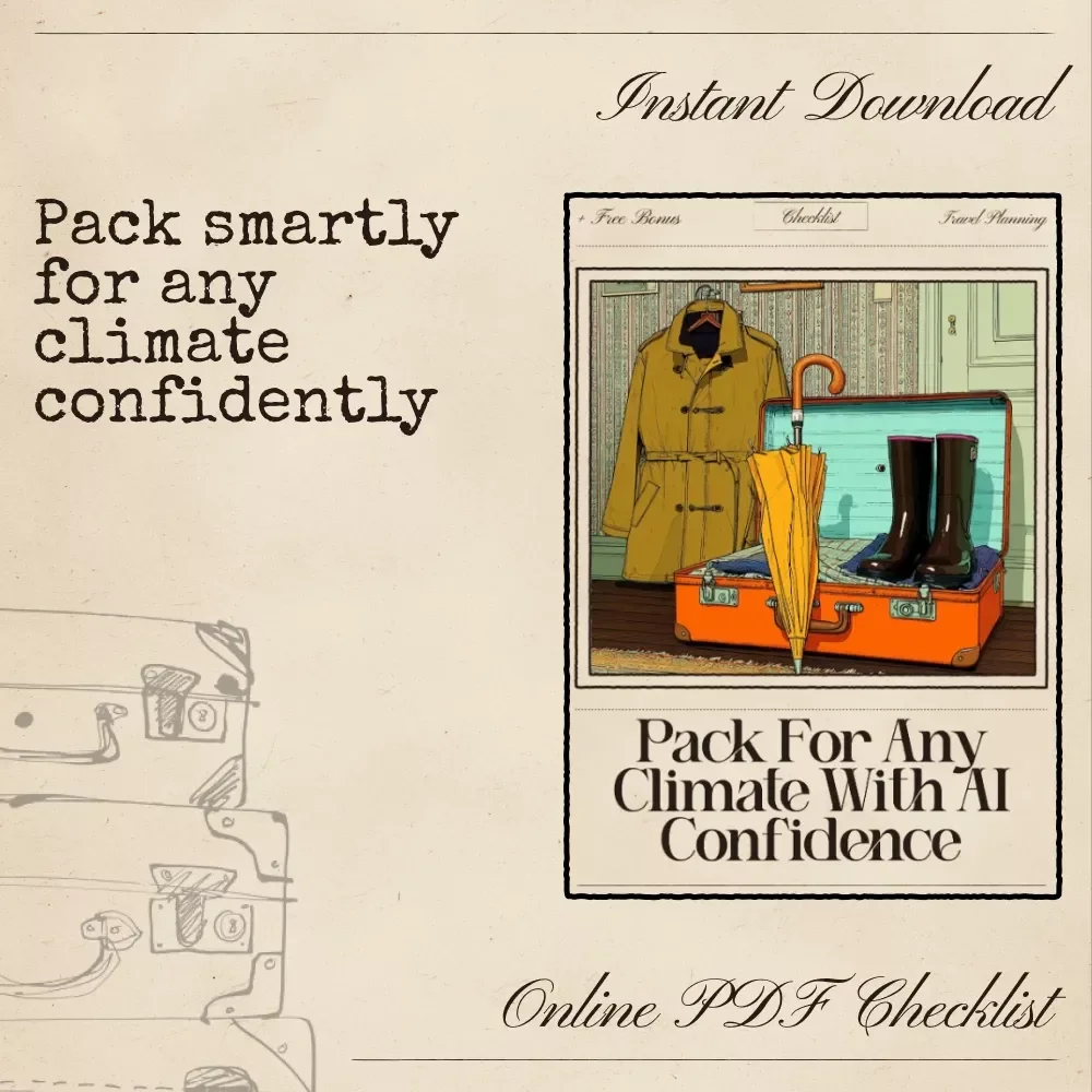 Pack for Any Climate with AI Confidence – Ultimate Checklist for AI for Packing for Multiple Climates