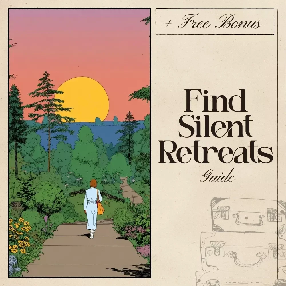 Silent Escapes: AI Guides Your Peaceful Getaway – Digital Travel Guide | Smart Planner for Mindful Retreats | Instant Download for Calm Seekers | ai to find silent retreats