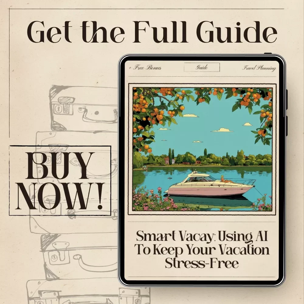 Smart Vacay: Using AI to Keep Your Vacation Stress-Free – Digital Travel Guide, AI Trip Planner eBook, Stress-Free Vacation Checklist, Printable & Instant Download
