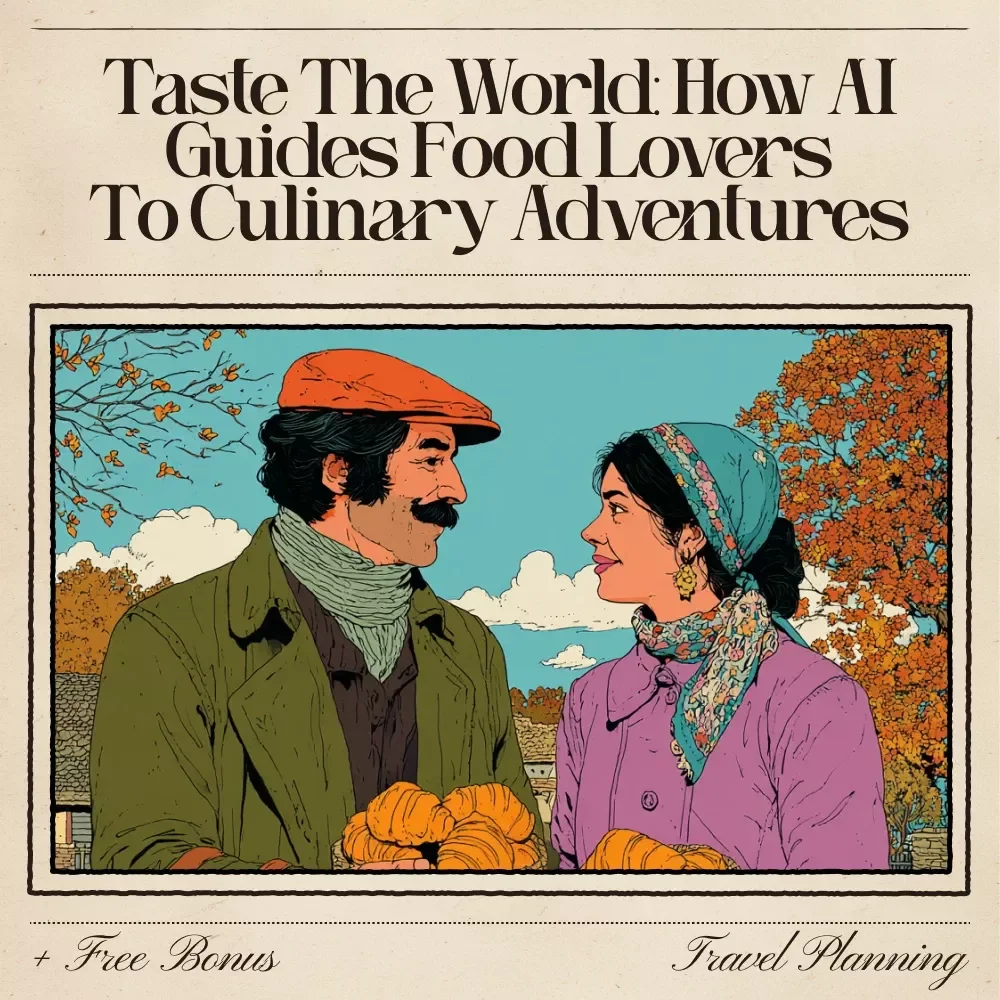 Taste the World: How AI Guides Food Lovers to Culinary Adventures – Digital Travel Guide for Foodies | AI That Suggests Destinations for Food Lovers | Culinary Travel eBook & Checklist