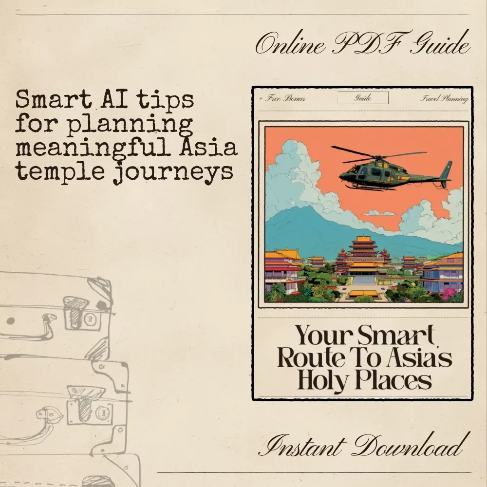 Your Smart Route to Asia’s Holy Places | AI-Enhanced Temple Tour Planning Guide for Travelers Seeking ai for finding flights for temple tours in asia | Digital Pilgrimage eBook for Smarter, Seamless Spiritual Journeys